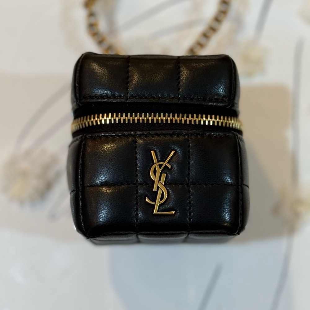 Saint Laurent Cassandre Metelasse Carre Mini Cube - Picture 4 of 8